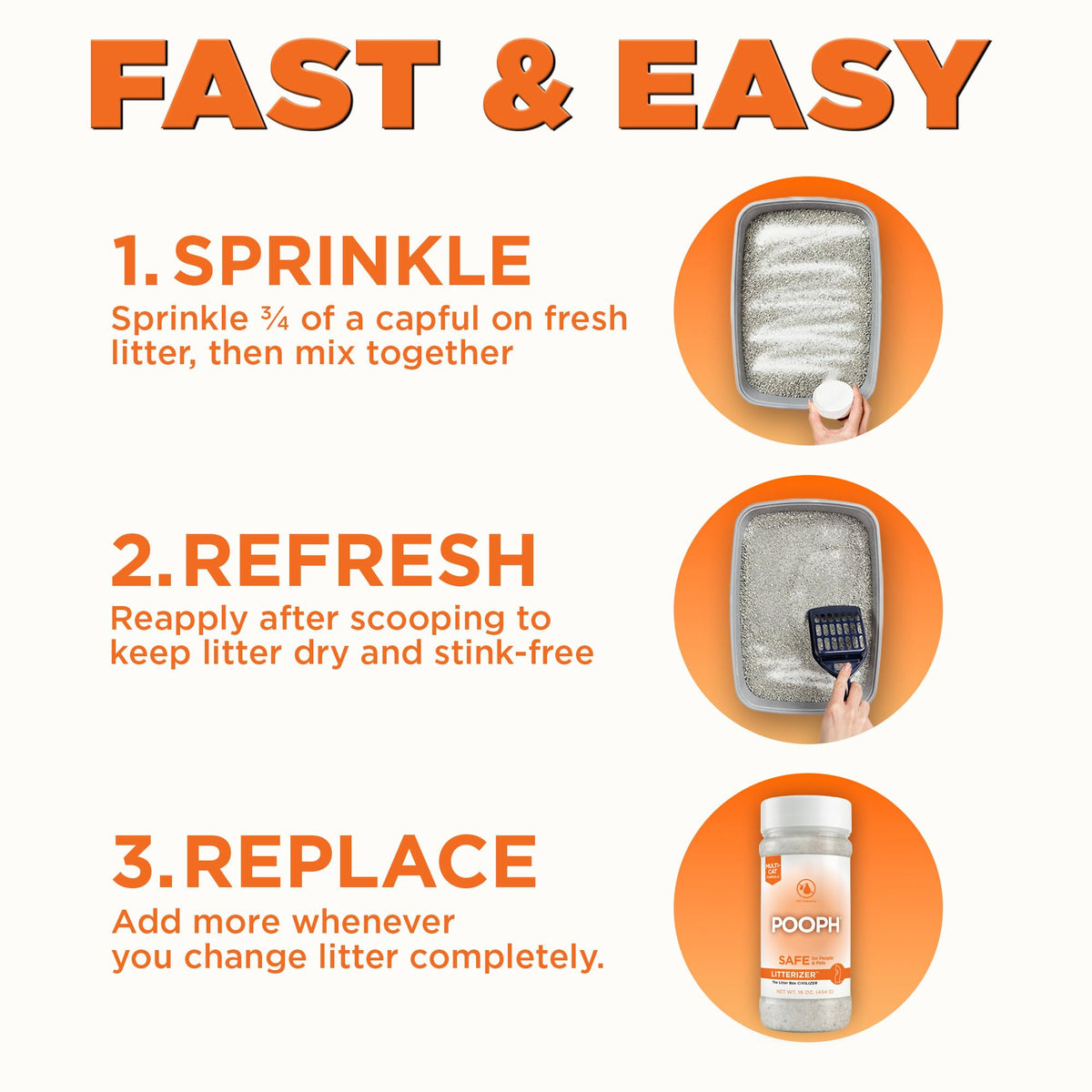 Cat Litter Odor Eliminator Additive 16 fl oz Bottle X66788