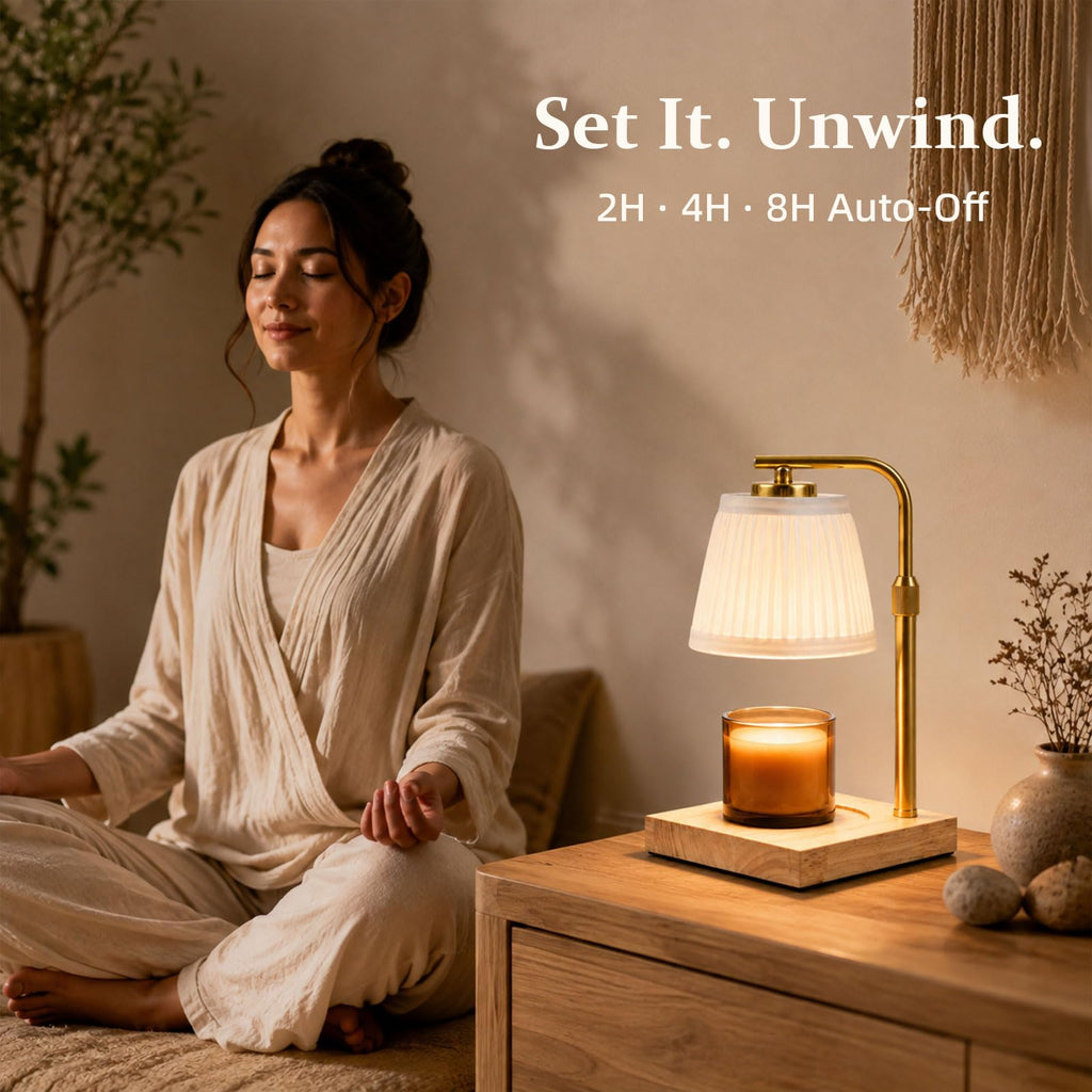 Candle Warmer Lamp with Timer and Dimmable Table Lamp H894