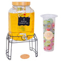2 Gallon Glass Drink Dispenser with Stand Q9852