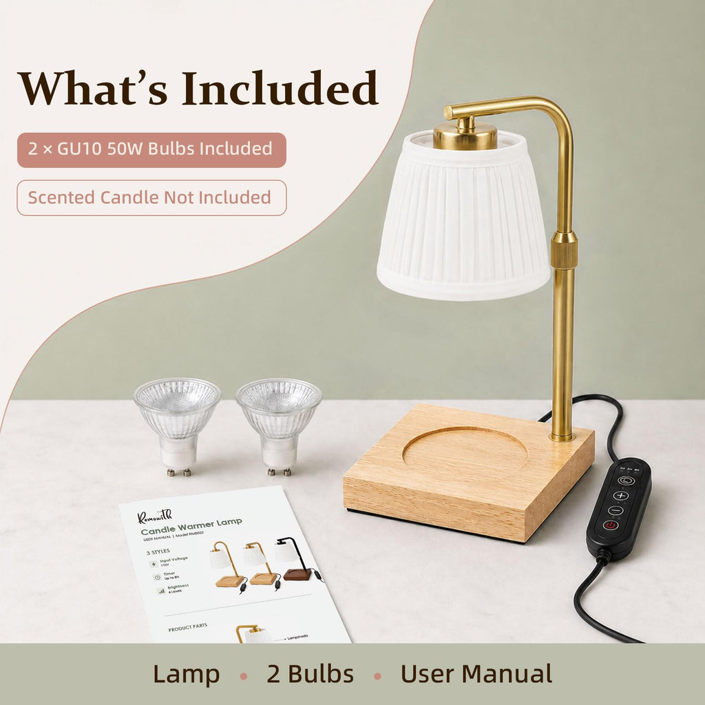 Candle Warmer Lamp with Timer and Dimmable Table Lamp H894