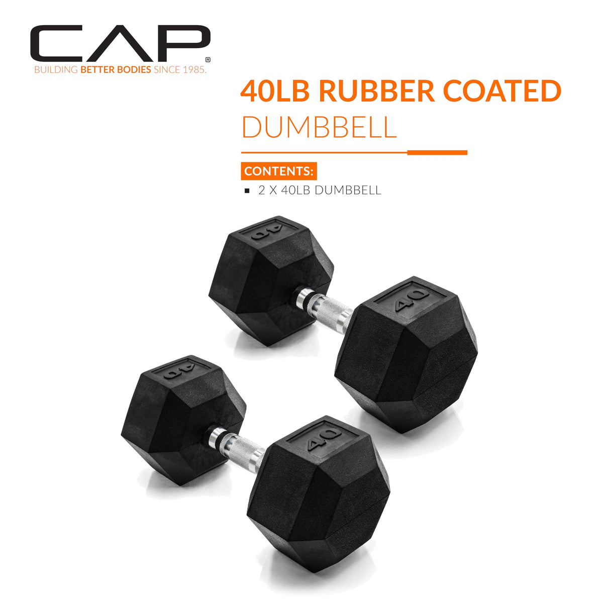 Rubber Coated Hex Dumbbells Q7250
