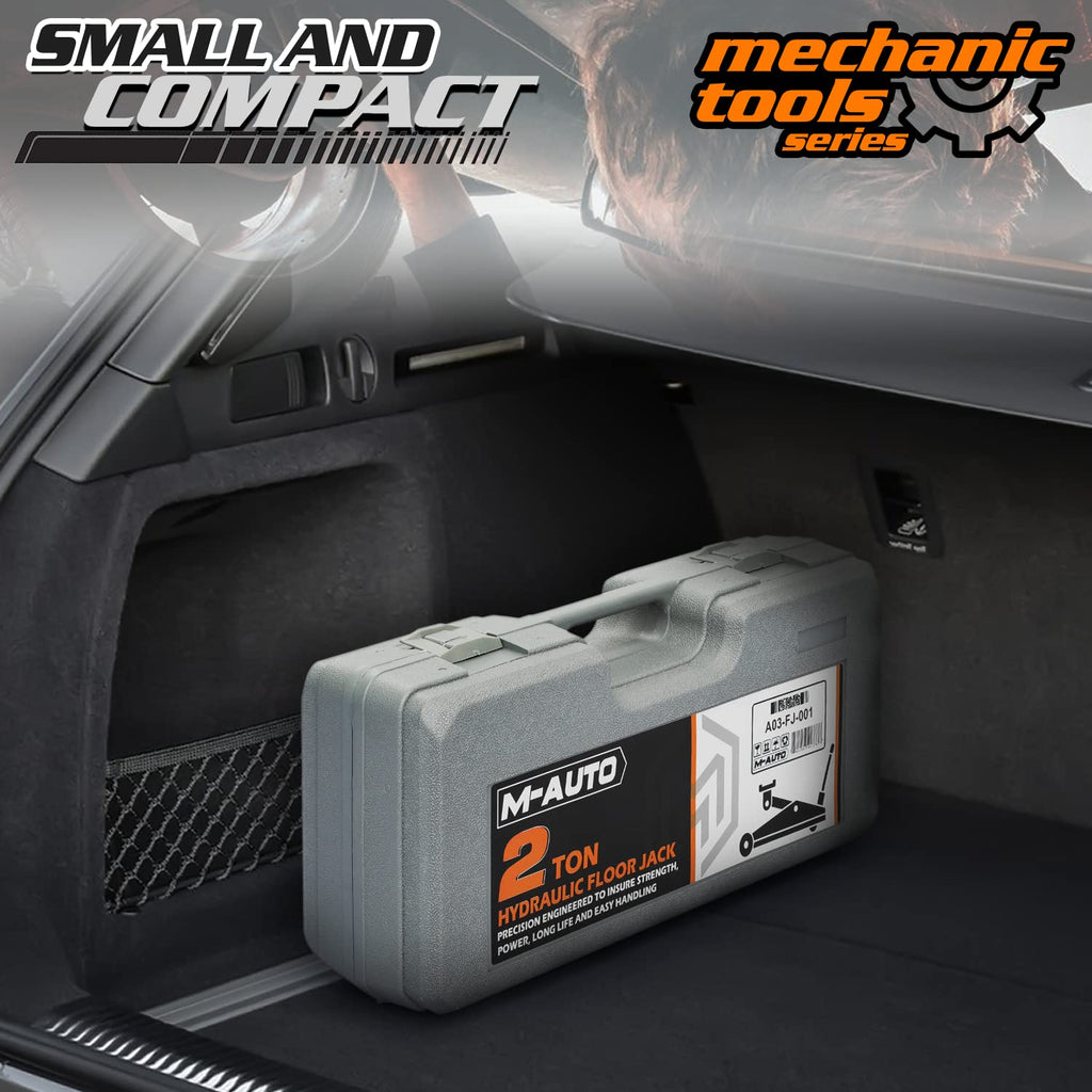 2 Ton Hydraulic Trolley Jack Car Lift with Storage Case W158305