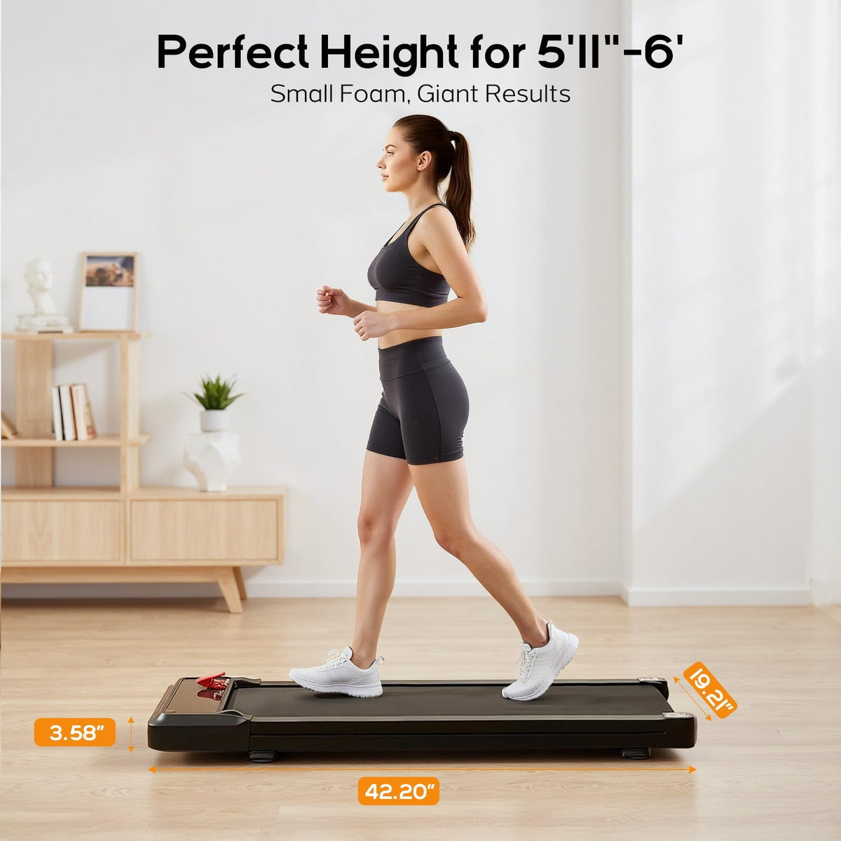 Portable Compact Electric Walking Treadmill X766249