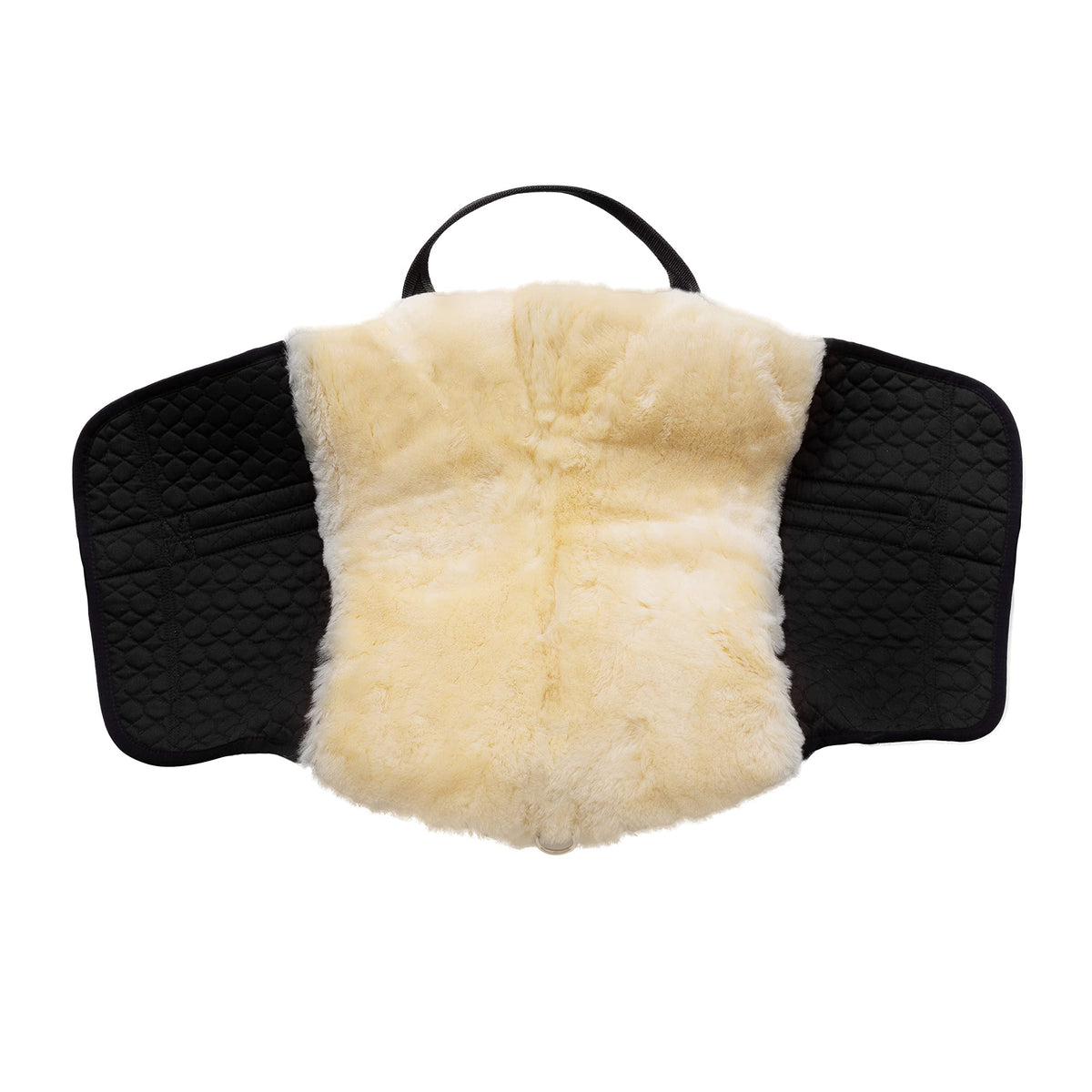 Horse Bareback Pad Treeless Saddle Real Sheepskin E104