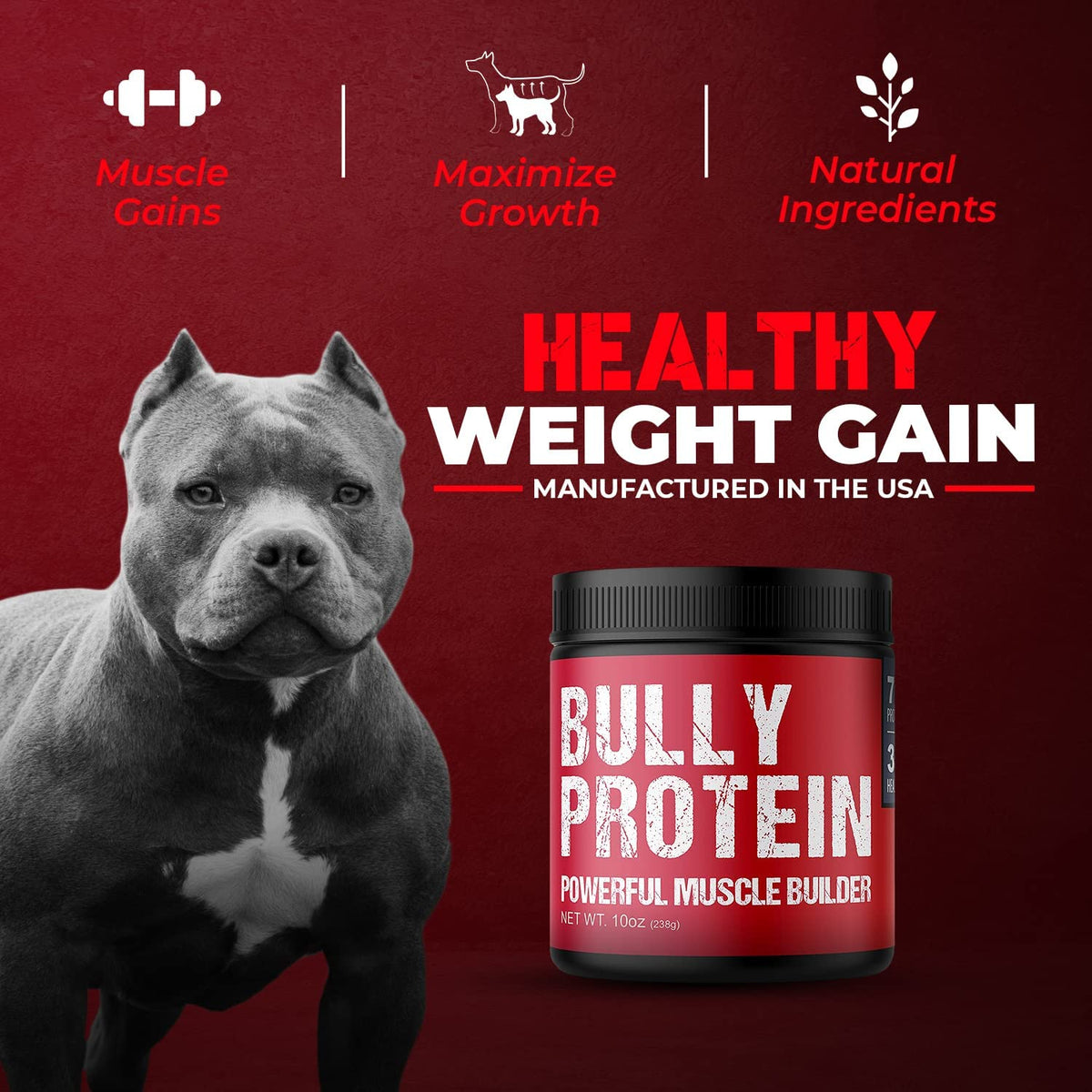 Real Meat Protein Powder for Dogs 60 Servings N831669
