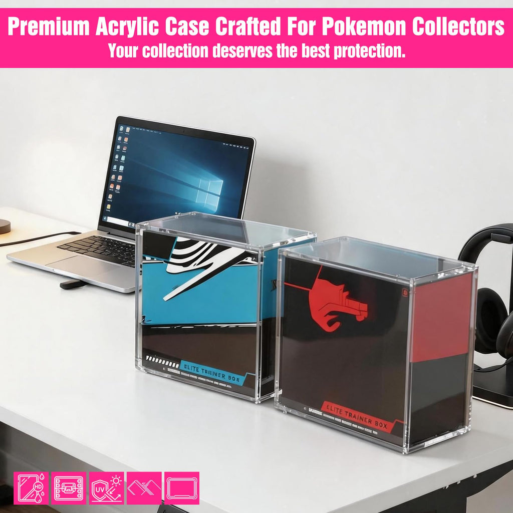 Acrylic Protector Case 8"L x 4"W x 7"H 2pcs G568813