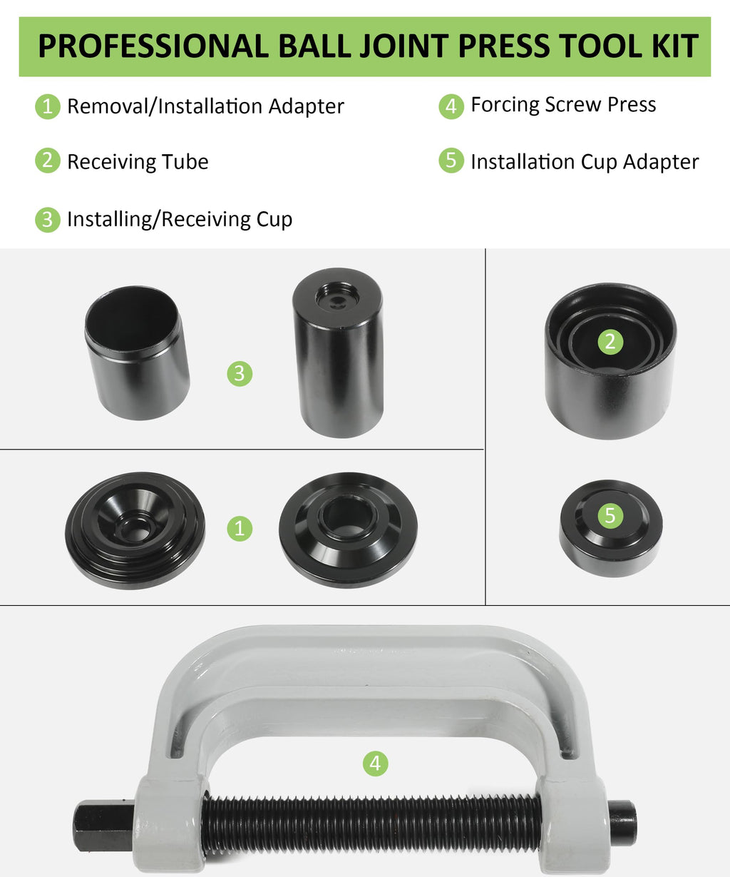 Ball Joint Removal Tool Kit with 4x4 Adapters M5704
