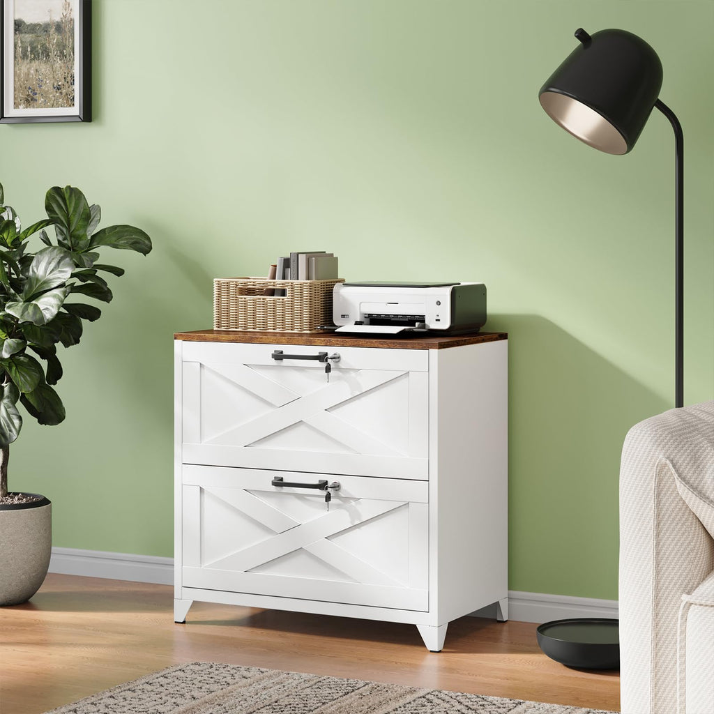 2 Drawer Metal File Cabinet with Lock K888195