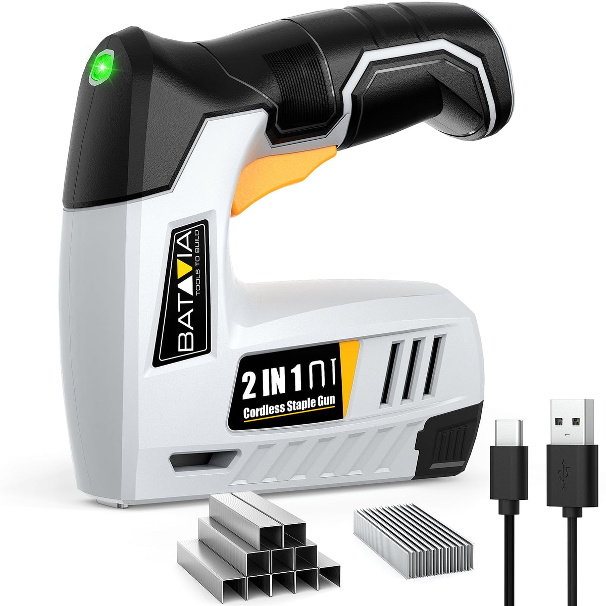 Cordless 2-in-1 Staple Gun & Brad Nailer Kit H76709