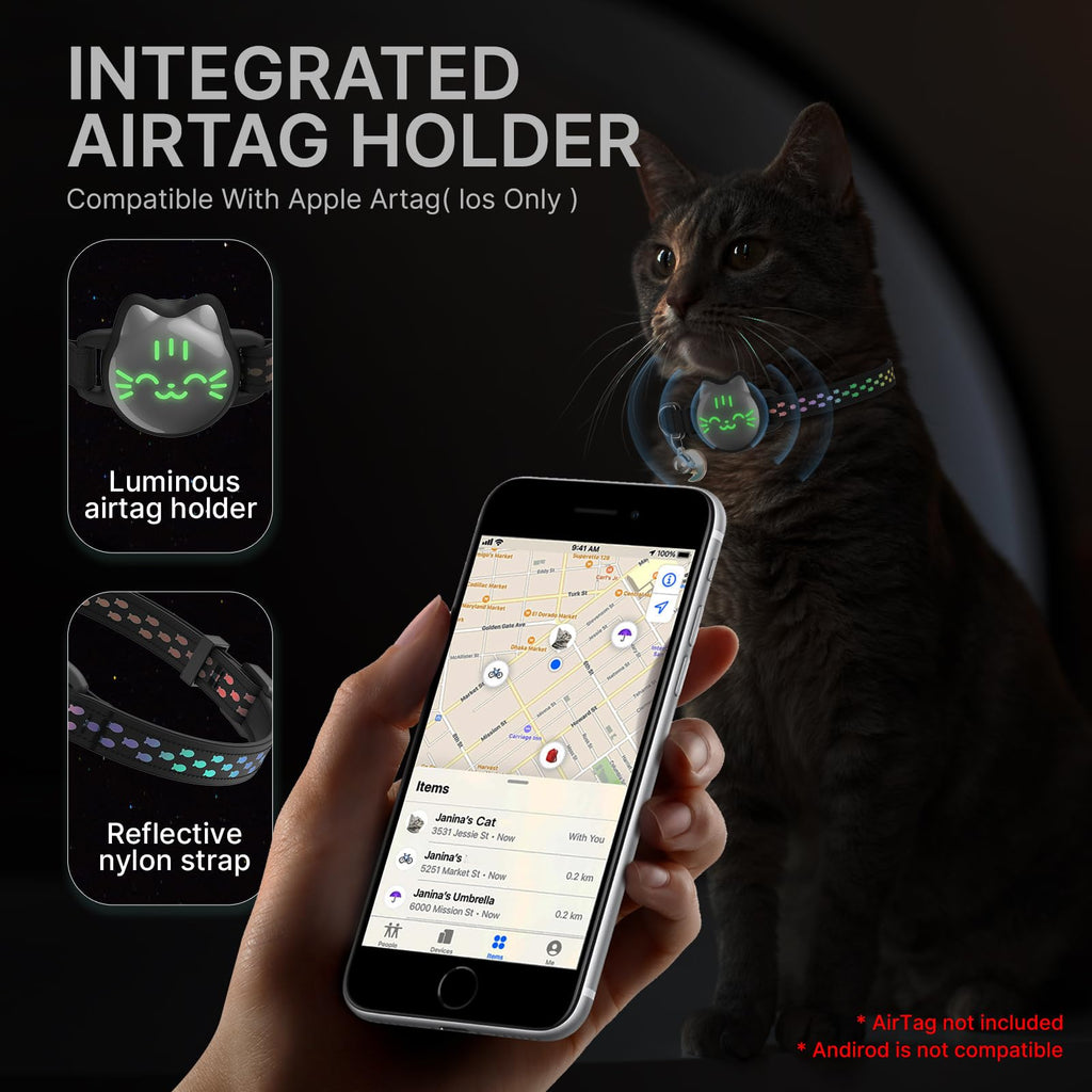 Reflective Breakaway Cat Collar with Bell J14194
