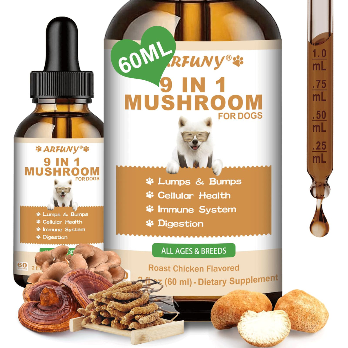 9 in 1 Mushroom for Dogs F547972