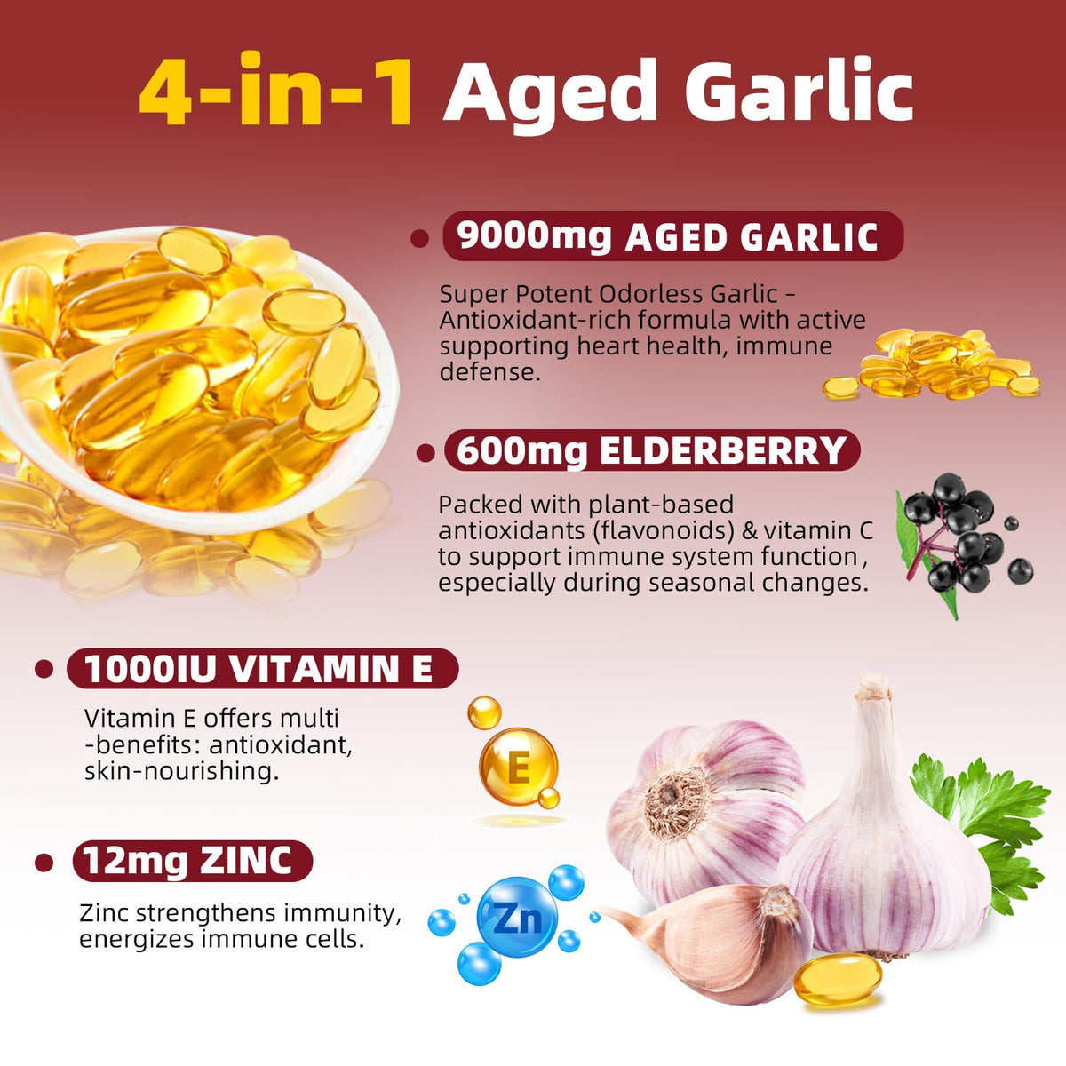 Aged Garlic Extract Vegetarian Softgels L968