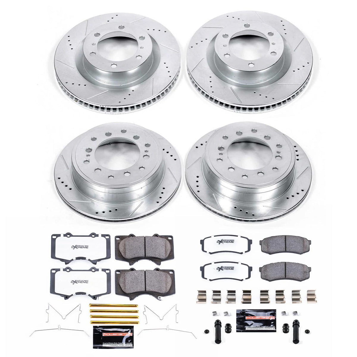 Brake Pad & Rotor Kit Front & Rear D391