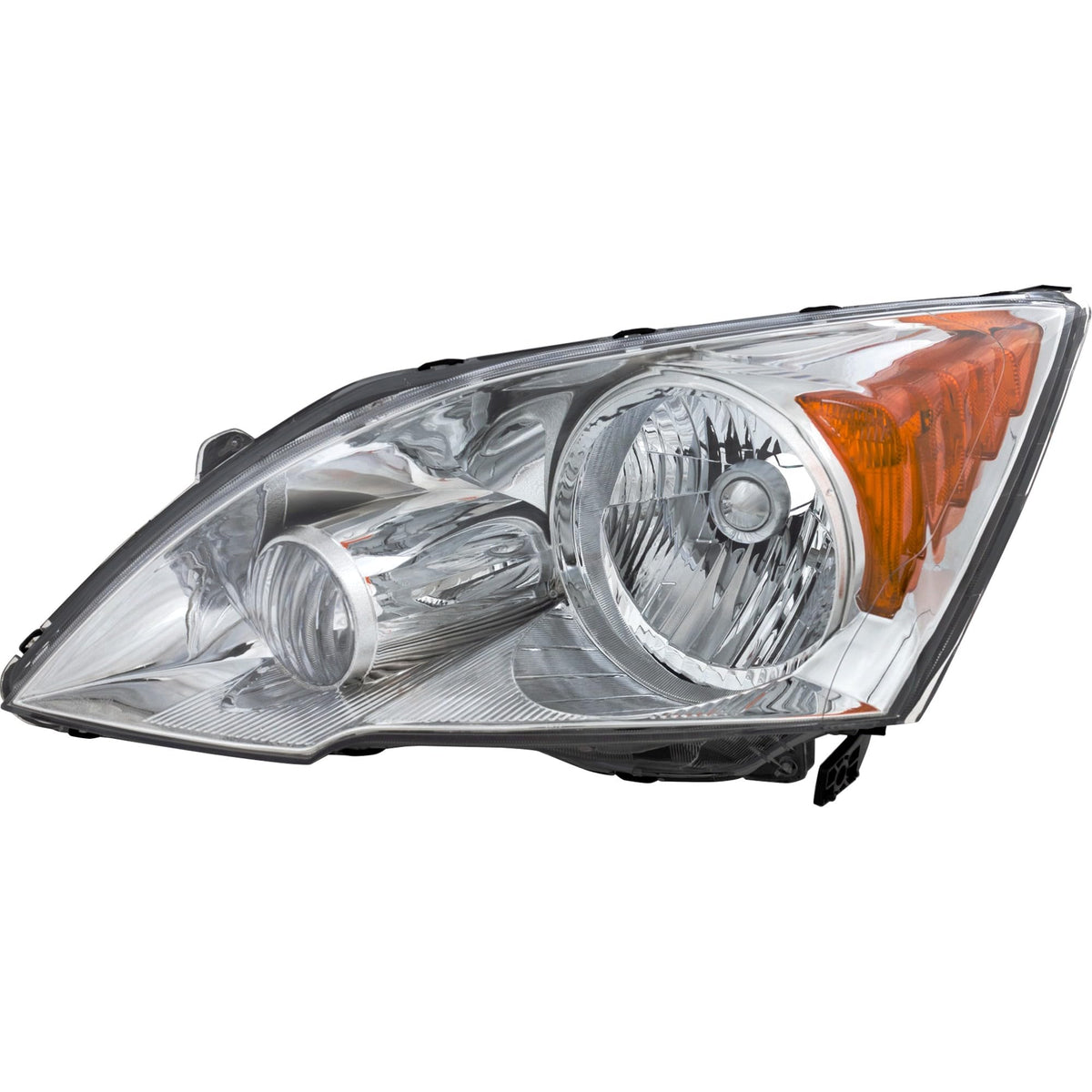 Headlights Lens and Housing Pair/Set for Honda CR-V, Right and Left, Halogen F596