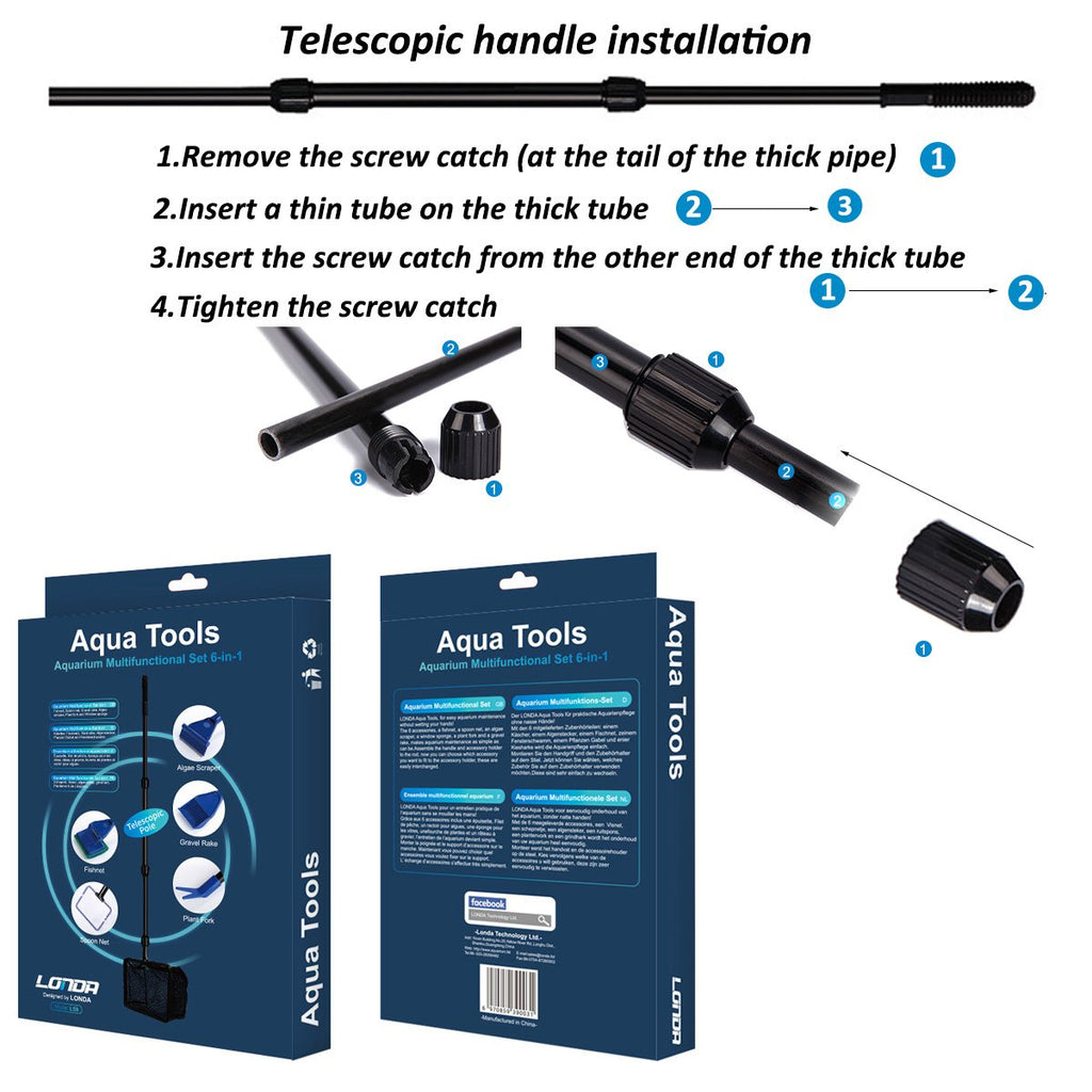 Aquarium Cleaning Tool Set F615147