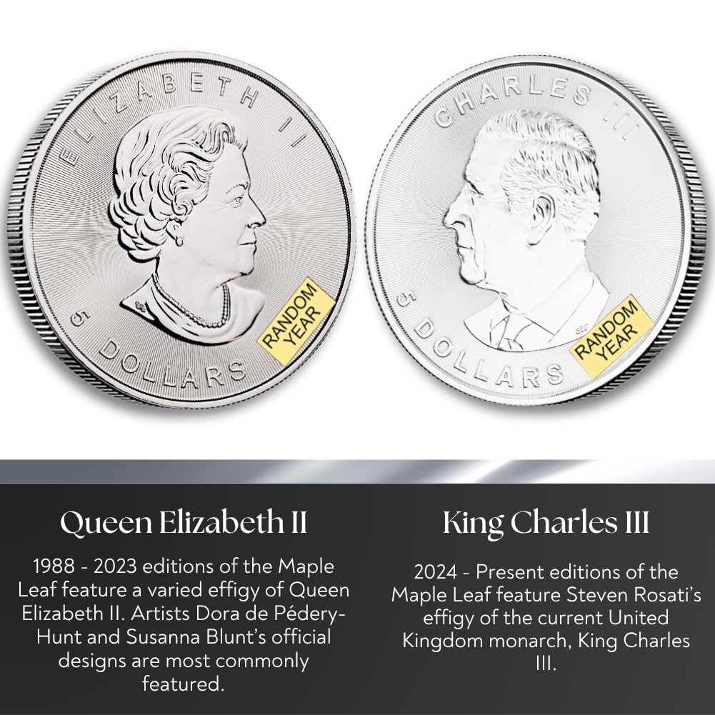 1 oz Canadian Silver Maple Leaf F68802