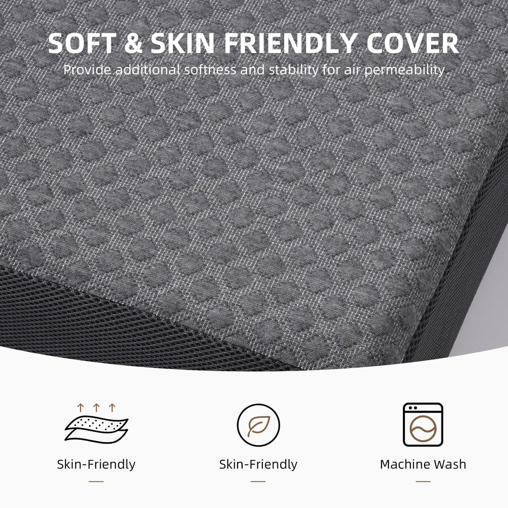 Tri Folding Memory Foam Mattress with Washable Cover B270
