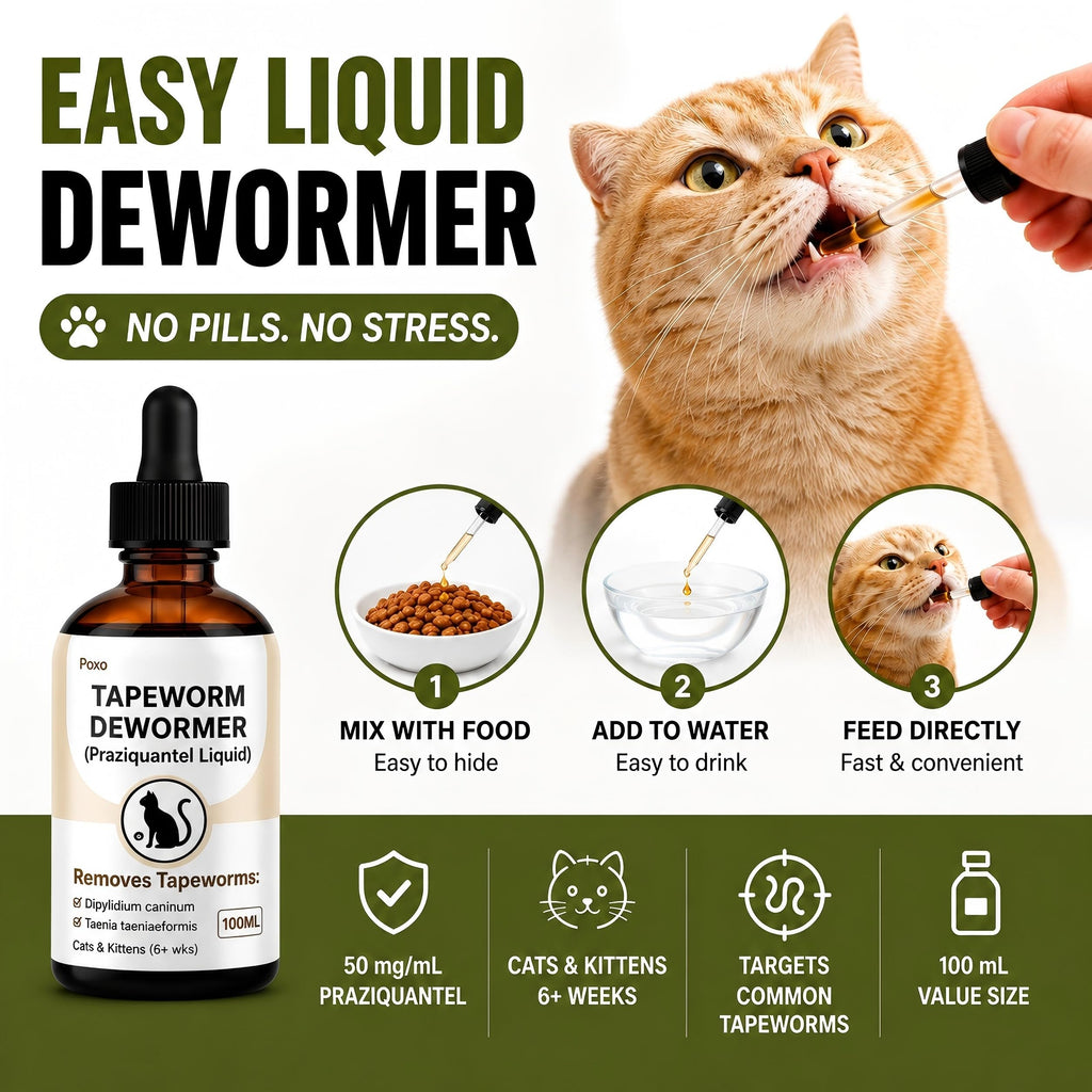 Cat Tapeworm Dewormer Liquid 100 mL X168444