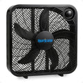 Black 3 Speed 20in Floor Box Fan S783920