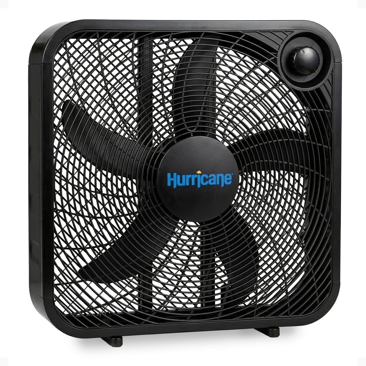 Black 3 Speed 20in Floor Box Fan S783920