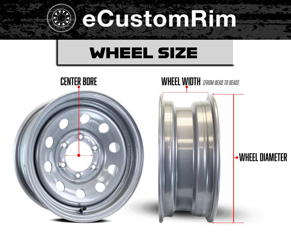 2-Pack Trailer Tire Rim Assembly 4.80-8 5 Lug White G327794