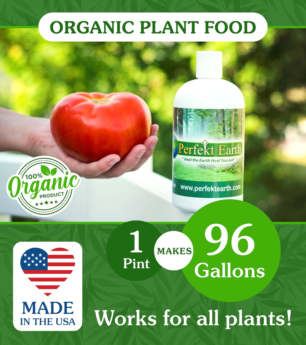 Organic Liquid Fertilizer 1 Pint C345437