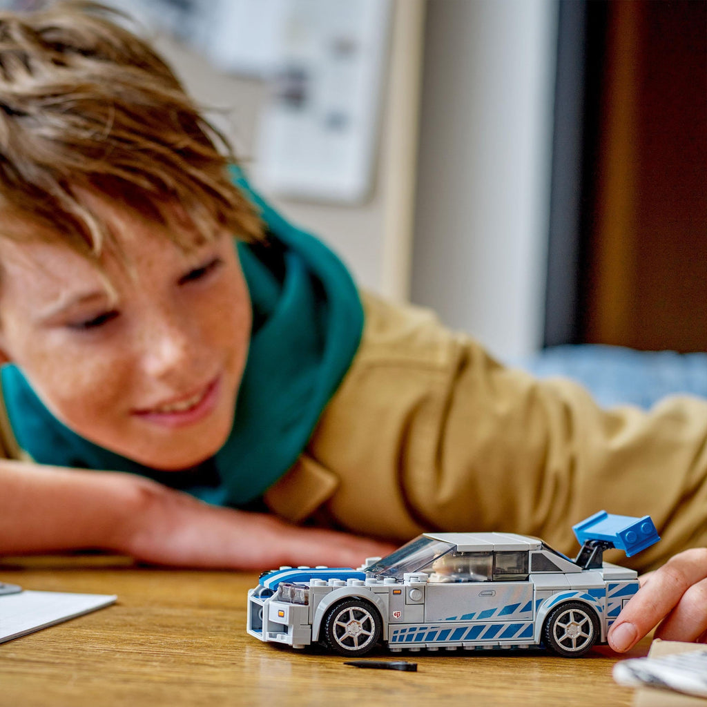 Nissan Skyline GT-R R34 Race Car Toy Building Kit E14126