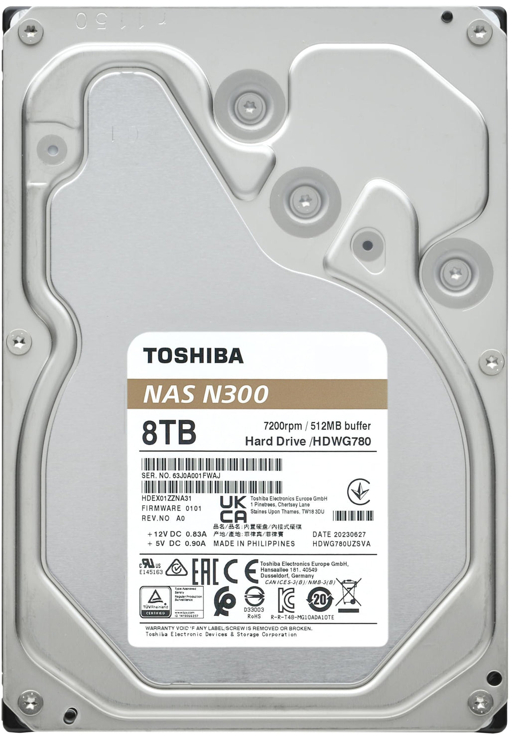 8TB NAS 3.5-Inch Internal Hard Drive L89872