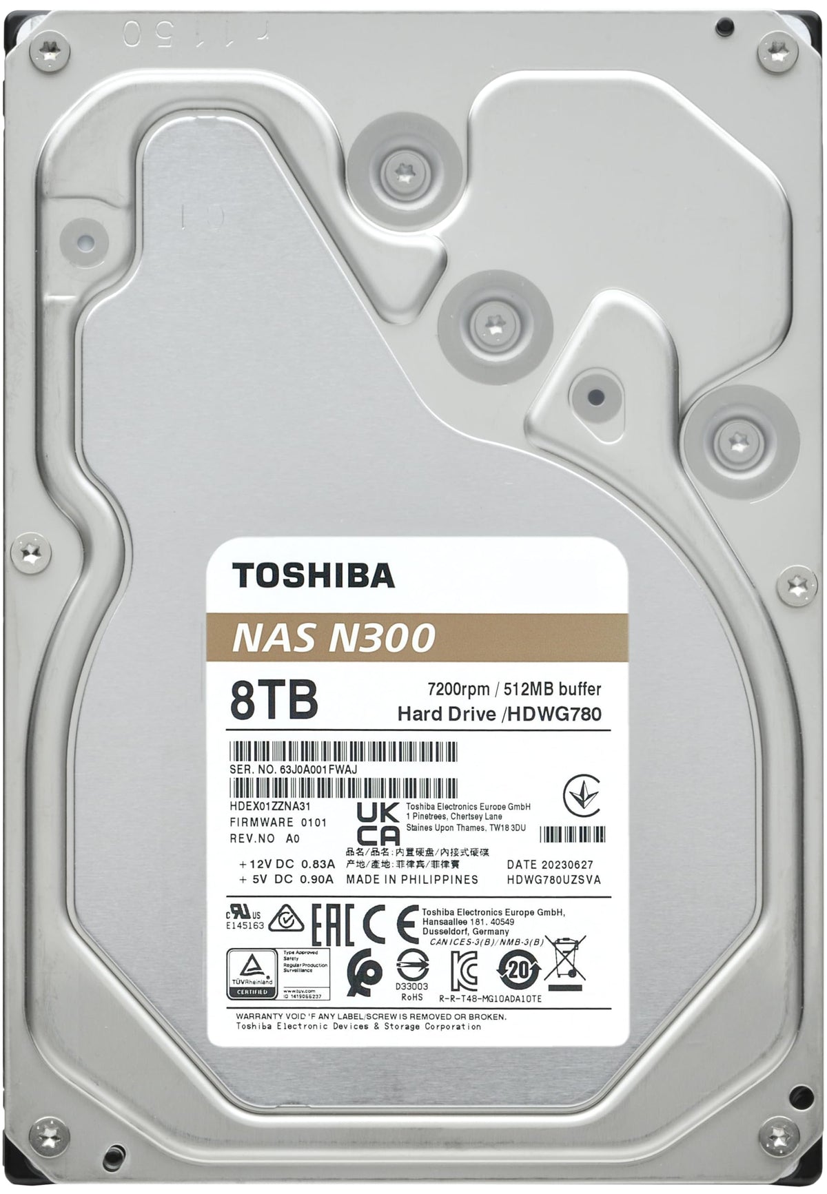 8TB NAS 3.5-Inch Internal Hard Drive L89872
