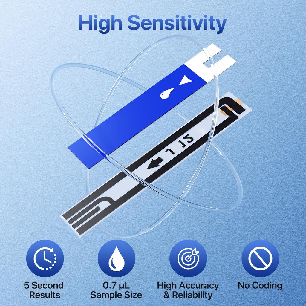 Blood Glucose Test Strips 100ct & Lancets 100ct E693