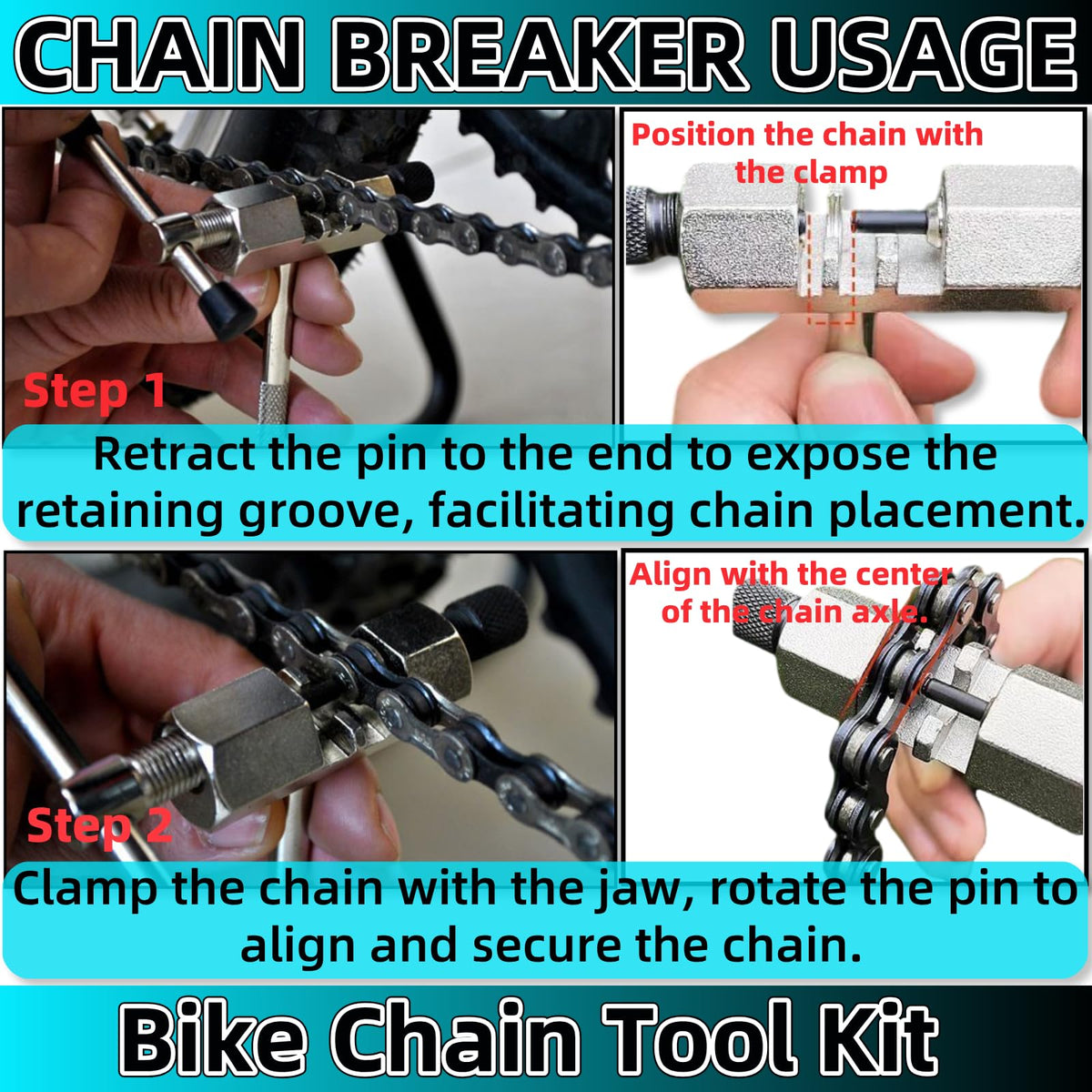 Bike Chain Tool 3 Pcs I23387