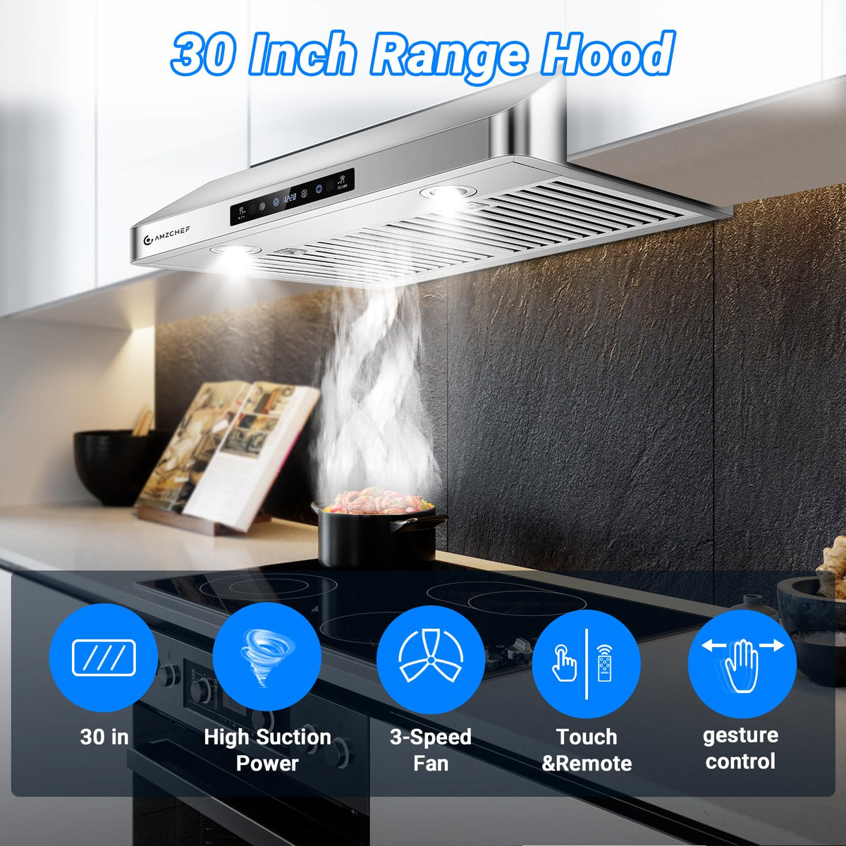 30" Stainless Steel Under Cabinet Range Hood S920734