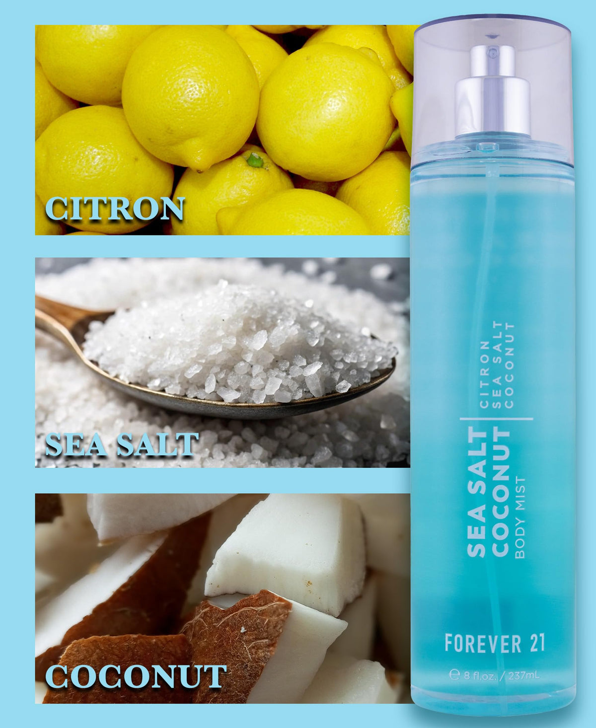Sea Salt Coconut Body Mist, 8 fl oz C1706