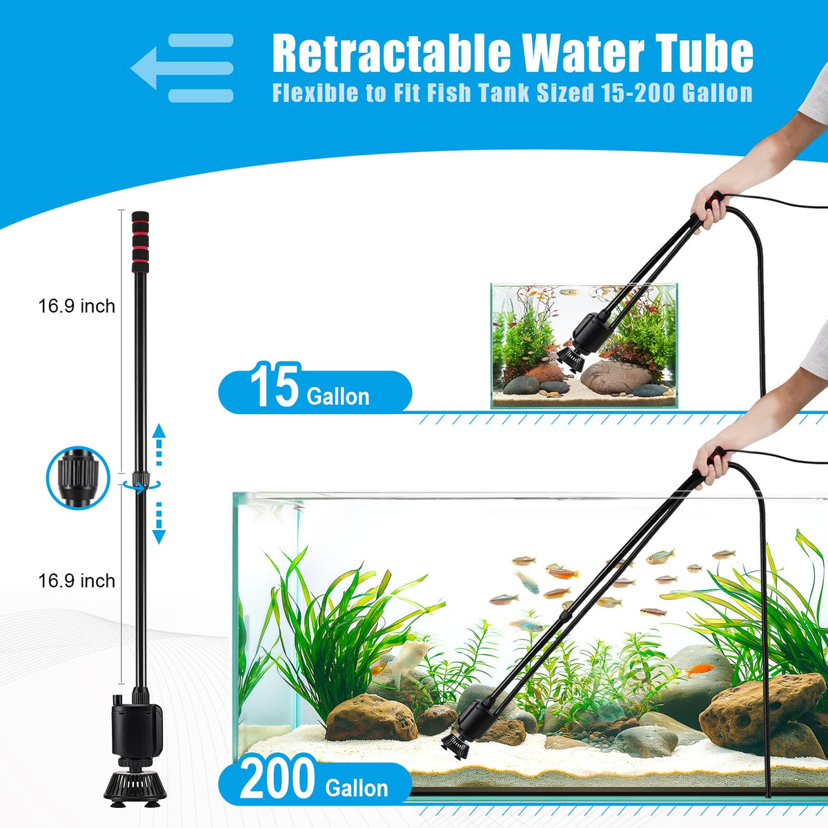 Aquarium Gravel Cleaner Set R6661
