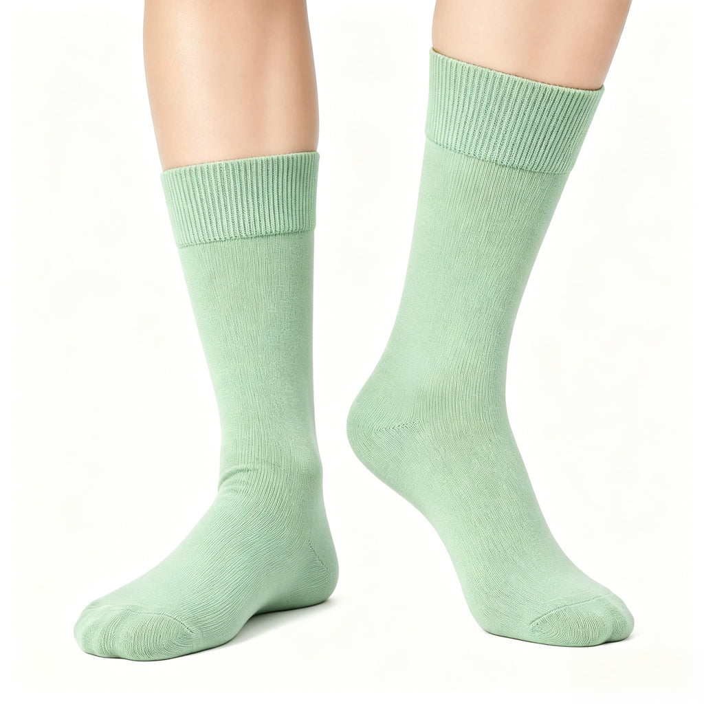 Women's 6 Pairs Bamboo Viscose Crew Socks U713
