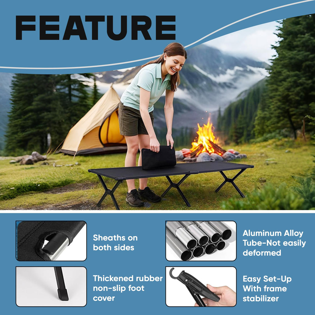 Ultralight Foldable Camping Cot P499