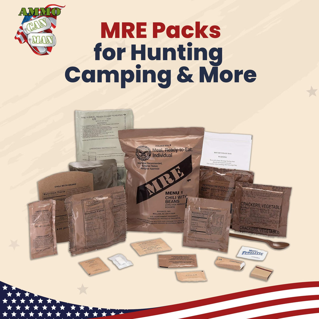 US Military MRE Case Menus 1-12 A885961