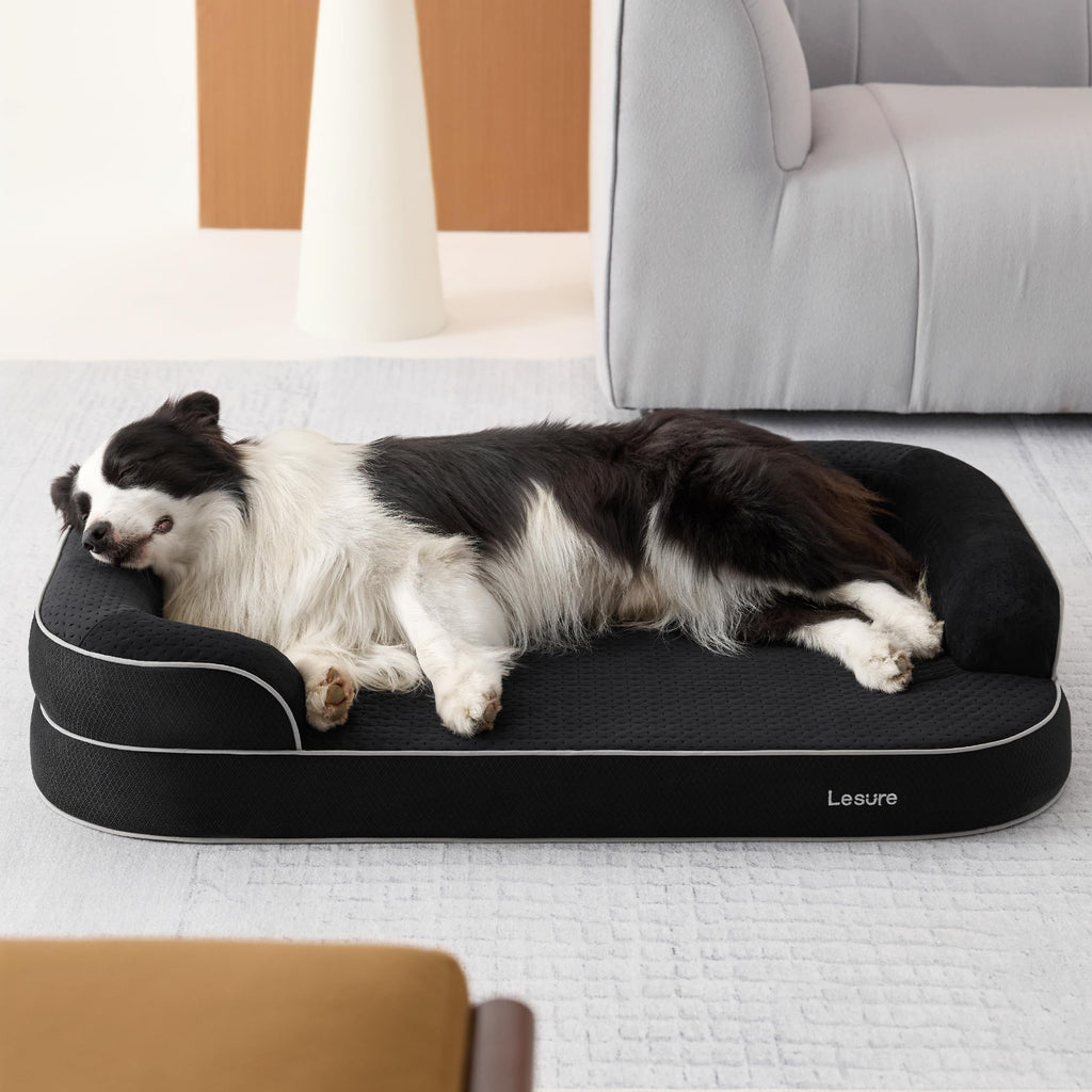 Black 42" Orthopedic Dog Beds Y27114