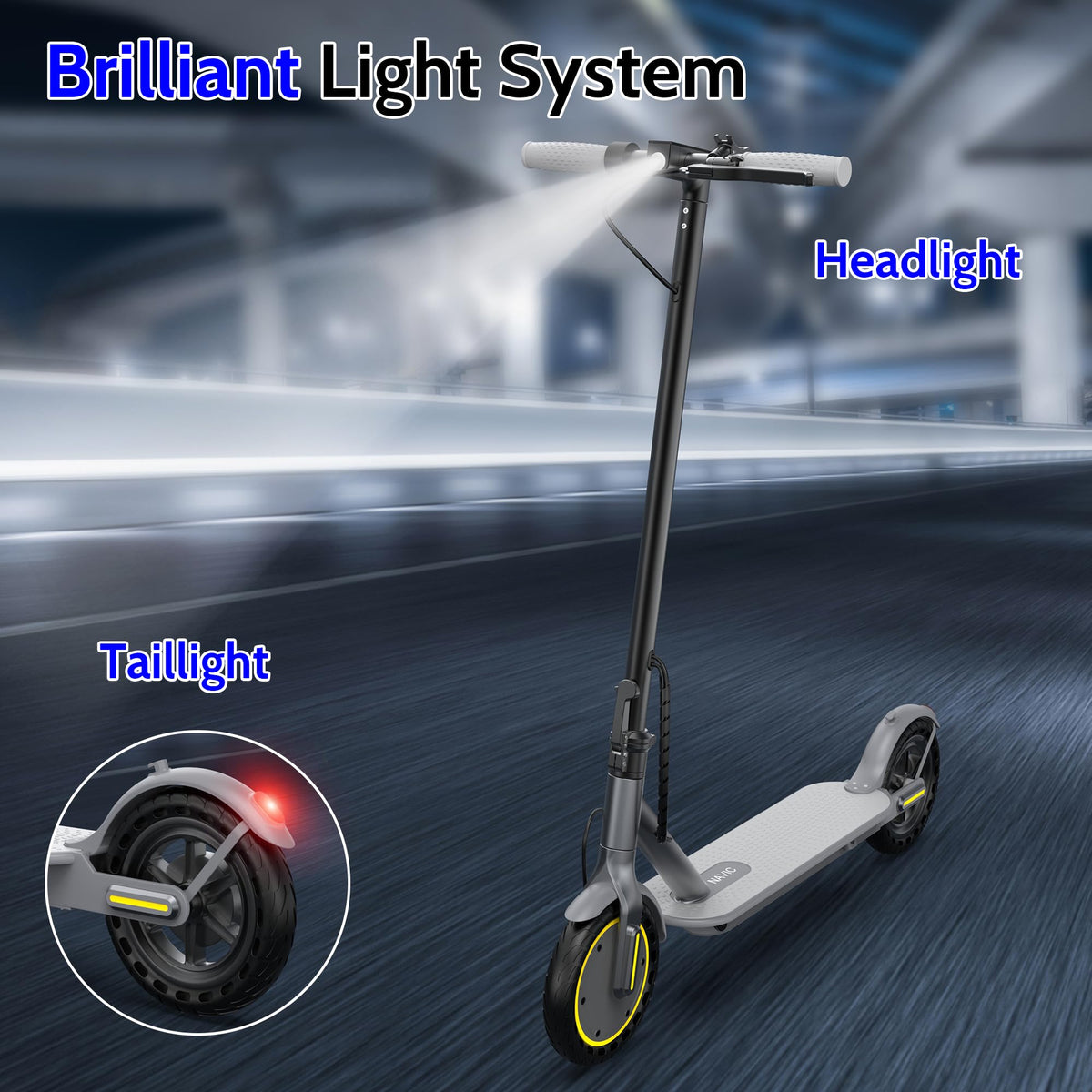 Electric Scooter with Dual Suspension U8988