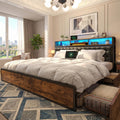 King Bed Frame with 4 Drawers R724084