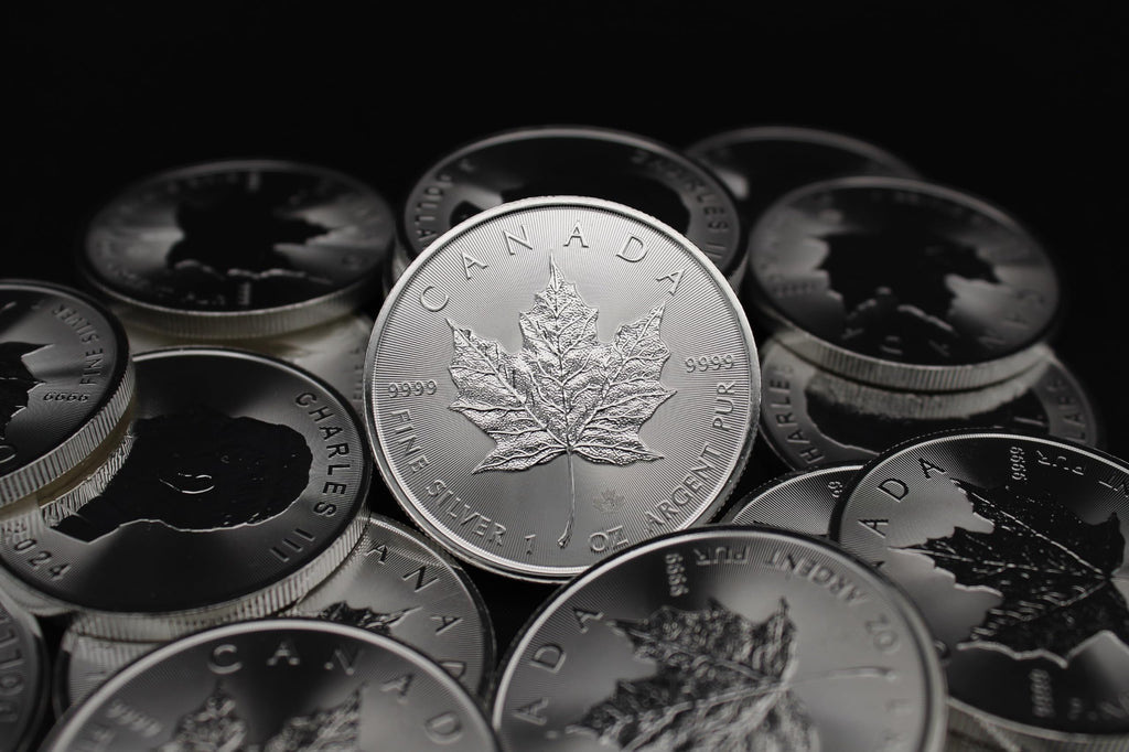 1 oz Canadian Silver Maple Leaf F68802