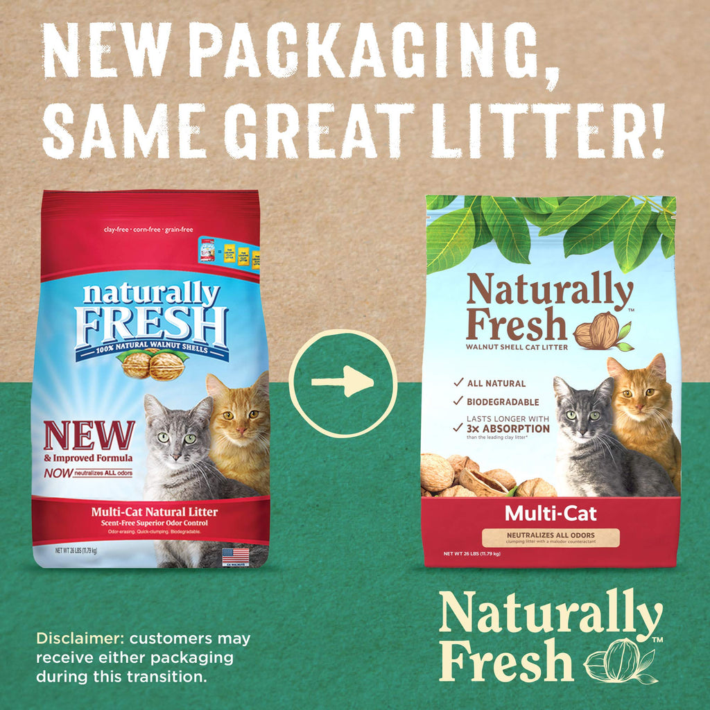 Unscented Walnut Shell Cat Litter 26 Lbs R231388