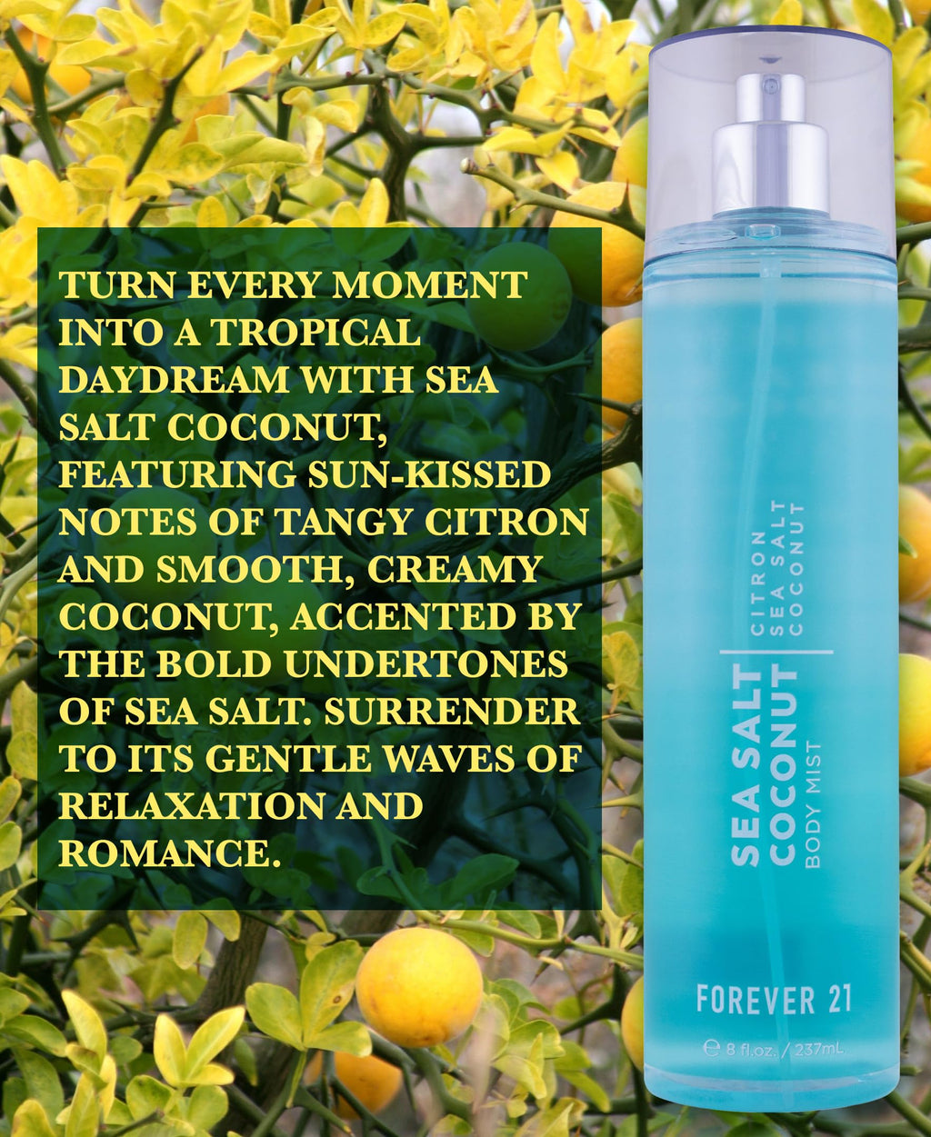 Sea Salt Coconut Body Mist, 8 fl oz C1706