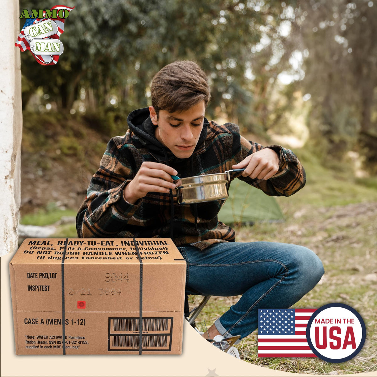 US Military MRE Case Menus 1-12 A885961