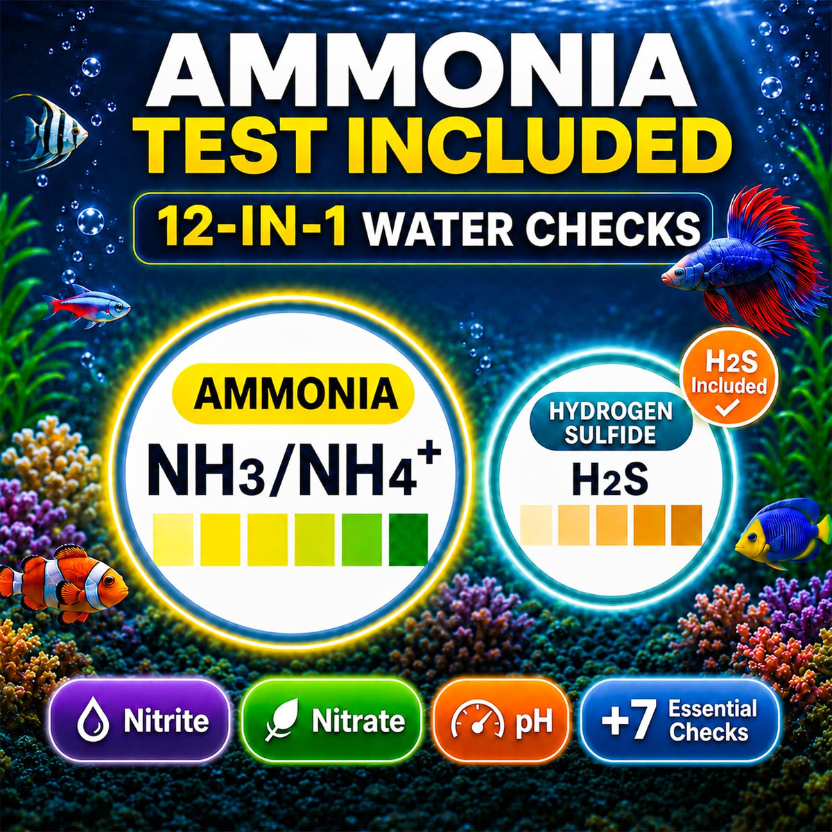 Aquarium Test Strips 50ct W132