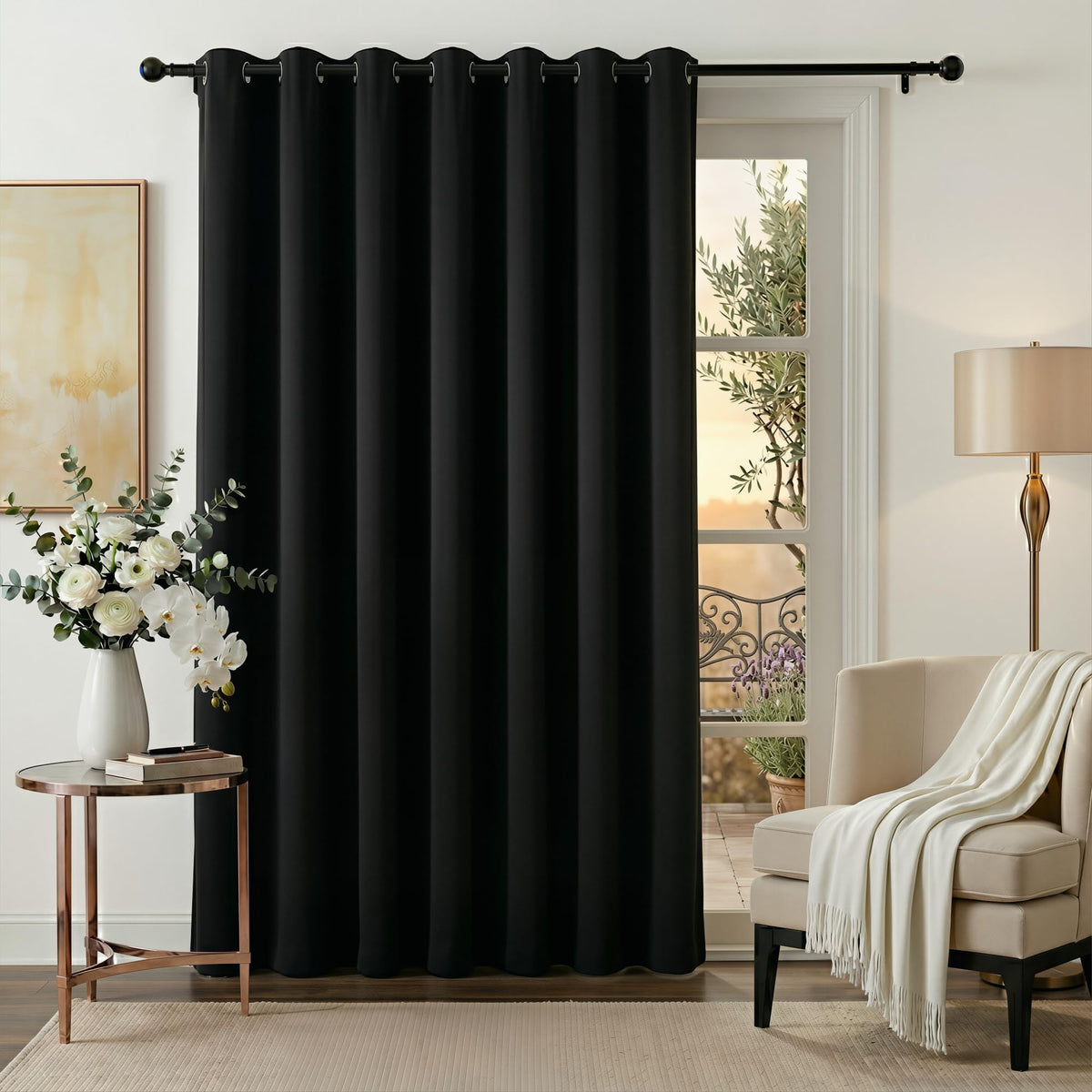 Extra Wide Blackout Curtains N44549