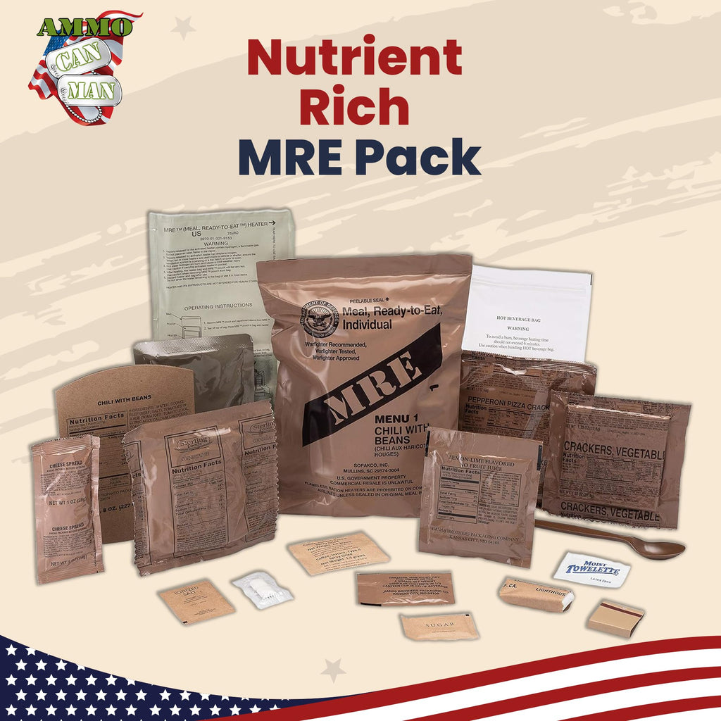 US Military MRE Case Menus 1-12 A885961