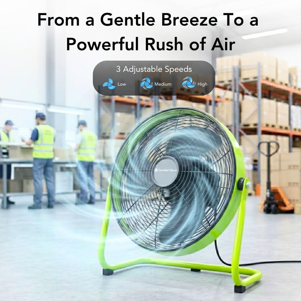 18-Inch High-Velocity Industrial Floor Fan B72040