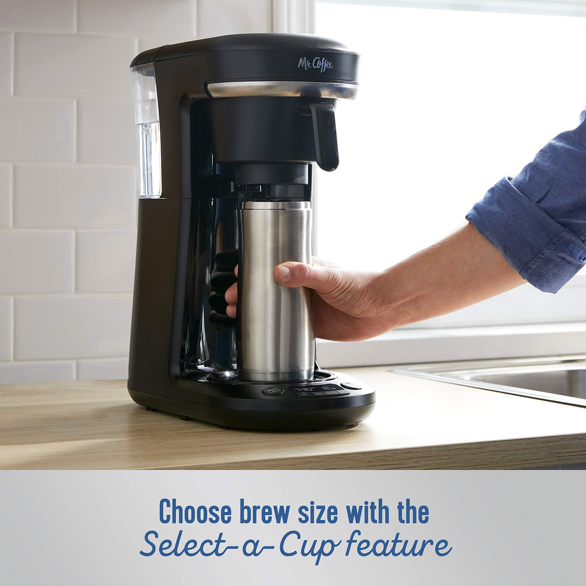 Programmable Coffee Maker, 10 Cups, Black L384