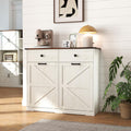 Double Tilt Out Trash Cabinet, Fits 2 10 Gallon Bins, Antique White M762097